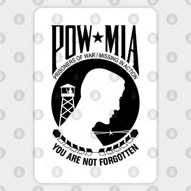 Mod.4 POW-MIA Pisioners of War Missing in Action Magnet by parashop